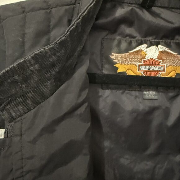 VTG Harley Davidson Motorcycle Jacket Screaming Eagle Riding USAMade Men XL - Picture 2 of 16